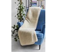 Woolmark Couverture/couvre-lit 100 % en laine de mérinos 160 x 200 cm