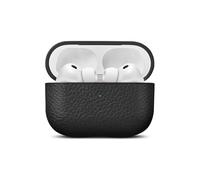 Woolnut Étui de protection en cuir pour AirPods Pro 3 - Noir