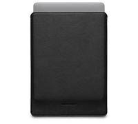 WOOLNUT Étui pour MacBook Air 15 - Charge in Sleeve - Cuir Pleine Fleur - Intérieur Feutre de Laine - Ajustement sur Mesure - Design scandinave - Compatible avec Apple MacBook Air 15" - Noir