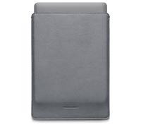 WOOLNUT Housse en Cuir pour MacBook Pro 13 & Air 13/13,6 Pouces - Grise