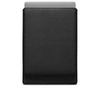WOOLNUT Housse en Cuir pour MacBook Pro 16 - Noir