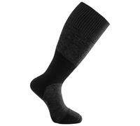 Woolpower Chaussettes Knee-high Skilled 400g 40-44 gris foncé/noir