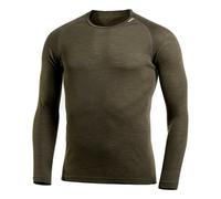 Woolpower Crewneck Lite Homme Kaki - Base-layers outdoor hommes XXL