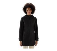 Woolrich, Femme, Manteaux, Noir, Taille: 46 FR Parka Légère Stretch en Polyester