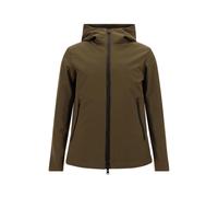 Woolrich, Homme, Vestes, Brun, Taille: XL Veste à Capuche Douce, Motif Monochrome
