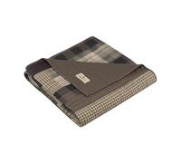 Woolrich Jeté de lit matelassé de Luxe - Style de Vie en cabane - Patchwork avec Motif élan pour Toutes Les Saisons, léger et Respirant - Jeté de Couche Confortable pour canapé, 127 x 177,8 cm (l x