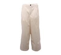 Woolrich - Pantalon en Coton Popeline avec Poches Latérales - Femme - Pantalons - Blanc - Taille: 36 FR