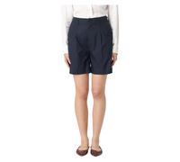 Woolrich - Popline Short - Femme - Shorts - Bleu - Taille: 44 FR