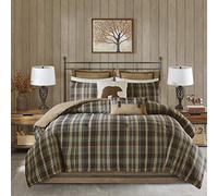 WOOLRICH Rustic Lodge Parure de lit en Polyester Motif Carreaux Hadley Multicolore Grand lit
