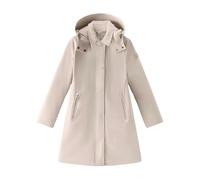 Woolrich - Tech SoftShell Trench Coat avec Capuche Amovible - Homme - Manteaux - Beige - Taille: XS