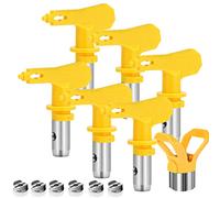 WOOLUCK® 6 pièces Buse Airless,Buse Pistolet Airless pour Pistolet à Peinture Haute Pression (Tapez 311,315,317,319,321,325)
