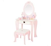 Woomax Coiffeuse Wooden With Stool & Accessories