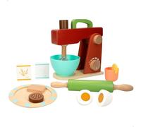 WOOMAX, Mixeur en Bois Jouet, 11 Accessoires, Appareil ménager, Machine à pétrir, Accessoires Cuisine, Jeux éducatifs, Jouets Enfants 2 Ans, Cadeaux d'anniversaire pour Enfants (47600)