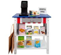 Woomax Supermarché En Bois Avec Accessoires