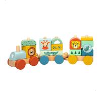 Woomax Train En Bois Animaux