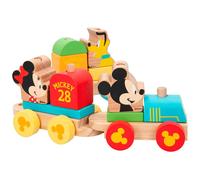Woomax Train en bois Mickey et Minnie 14 pièces multicolore 18 mois