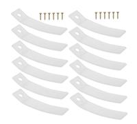WOONEKY 1 ensemble Limitateurs de Tiroir Transparents avec Vis Acier Inoxydable pour Meubles et Tables de Maquillage de Sécurité pour Maison