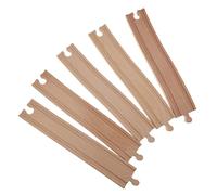 WOONEKY 1 Ensemble Rails Bois pour Trains Accessoires Éducatifs Créatifs pour Garçon Fille de Modélisation pour Développer Imagination Créativité et Filles
