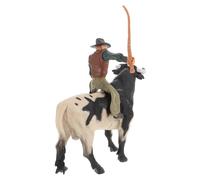 WOONEKY 1 Ensemble Set de Figurines de et Torero Espagnol Modèle de Cowboy Réaliste pour Décoration et Jeux Éducatif Simulation de Culture Lutte de Taureaux