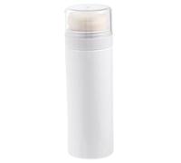 WOONEKY 1 houppette de voyage pour talc, poudre libre, bouteille de rangement pour cosmétiques de voyage compacte avec capuchon