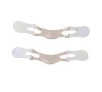 WOONEKY 1 Pièce Beauté Silicone Rajeunissement Facial Ajustable Élimine Double Menton et Améliore Contours pour Usage