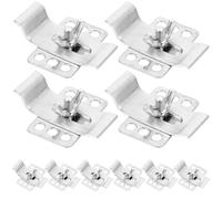 WOONEKY 10 ensembles Lot de Kits Clips Fixation Évier Sous-plan Sans Perçage Supports Robustes pour Installation et Réparation Évier de Salle de Bain et Cuisine