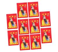 WOONEKY 10 Pièces Calendrier Chinois Éphéméride avec Termes Solaires Cahier Écologique Papier Épais pour Bureau et Collection