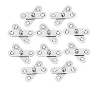 WOONEKY 10 pièces Charnières Pivotantes Cachées Acier Inoxydable pour Portes Charnières Discrètes à Rotation pour Bibliothèques et Portes Secrètes