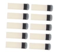 WOONEKY 10 pièces Embouts de Queue de Billard à Enfiler Embouts de Remplacement Plastique Résistants pour Queues de Billard Installation Facile Accessoires Durables pour Salle de Jeu