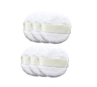 WOONEKY 10 pièces Éponge Maquillage Fond Teint Ultra Douce Puff Court Peluche Blanche Applicateur Fond de Teint Liquide et