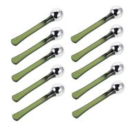 WOONEKY 10 Pièces Eye Applicator Metal Massage Stick For Puffiness Reduction Portable Eye Bag Massager Cooling Facial Roller Tool