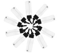 WOONEKY 10 Pièces Flacons Plastique Aérographe avec Bouchon Adaptateur Réservoir Peinture Étanche et Portable pour Dosage Précis et Stockage Pigment Airbrush