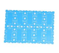 WOONEKY 10 pièces Jetons de Poker Bleu sans Valeur Jetons de Jeu Polyvalents pour Poker Mahjong et Récompenses Scolaires Ludique