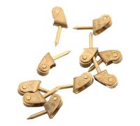WOONEKY 10 pièces Miniature Roulettes pour Maison de Poupée Lot de Poulies Métal Robustes Roues Fonctionnelles pour Meubles Miniatures Tels que Garde-robe et Table Mobilité Fluide