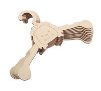 WOONEKY 10 Pièces Porte-vêtements pour Animaux Bois Organisateur de Vêtements pour Chiens et Chiots Séchage Rapide Formes Ludiques Résistant et Polyvalent pour Petits Animaux