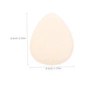 WOONEKY 10 Pièces Transparent Silicone Powder Puff Set Non Absorbent Makeup Sponges For Liquid Foundation Concealer Blush Soft Washable Applicators With Teardrop Shape For Precise
