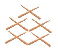 WOONEKY 10 pièces Wooden Rhythm Sticks for Natural Guiro Percussion Instrument Music Learning Tool for and Classroom Activities