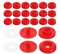 WOONEKY 100 Ensembles Snap Button Fasteners DIY No-sew Clothes Replacement Buttons For Shirts And Rompers