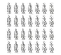 WOONEKY 100 pièces Breloques Alliage Vintage Forme Lampe à Kérosène Légères DIY Bijoux Charms pour Boucles Oreilles Bracelets Parures Femme