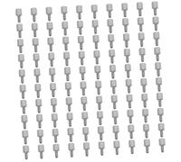 WOONEKY 100 pièces Entretoises Hexagonales Cuivre Nickelé - Vis à Tête Cylindrique Simple Non Magnétique et Résistantes Corrosion pour PCB Supports Femelles pour Électronique et Bricolage