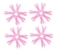 WOONEKY 100 pièces Épingles Ruban Délicat Portable Couleur Vive pour Sensibilisation Cancer Du Sein Octobre Décoration Fête