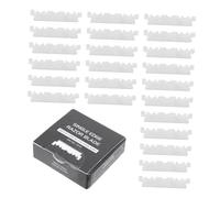 WOONEKY 100 pièces Lames de Rasoir Acier Inoxydable Lames de Rasage Manuelles pour Coiffeurs et Usage Domestique Pratiques et Durables