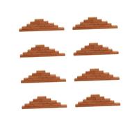 WOONEKY 100 pièces Miniature Brick Toy for Table Model Building Realistic Small Bricks for DIY Construction and Children Craft Scenes