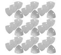 WOONEKY 100 Pièces Outil de Levier Triangulaire Flexible | Ouverture D’écran, Démontage Électronique Portable, Finition Argentée, pour Techniciens et Bricoleurs DIY