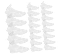 WOONEKY 1000 Pièces Chaussettes Transparentes en Plastique pour Protection Longue Fissures Hydratantes et Étanches Doublures pour Bain de Cire Soins Spa pour Hommes et Femmes