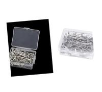 WOONEKY 100pièces Lot De Épingles t Pour Perruques Et Coiffage Aiguille à Crochet Droite Arrêts Aiguilles Pour Couture Et Tricotage