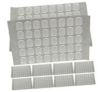 WOONEKY 10feuilles Autocollants à De Colle Transparente Pour Faux Fixation Invisible Et Pratique Pour Nail Art Et