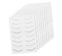 WOONEKY 10feuilles Lot De Autocollants Pour Tatouages De Cils Pour Bas Des Cils Pour Maquillage Des Yeux