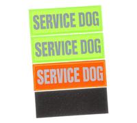 WOONEKY 12 Pièces Autocollant De Chien D'assistance Plaque Adhésive pour Chien Correctifs De Gilet De Chien Autocollants Animaux Patchs Chien D'assistance Décor De Chien D'assistance Nylon