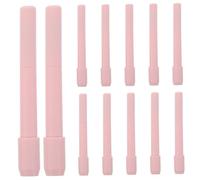 WOONEKY 12 Pièces Brow Pencil Extender Holder With Built-in Brush Hygienic Pencil Lengthener Tool For Precise Eyebrow Shaping And Filling Fit